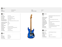 EVH Limited Edition Frankenstein Relic Series Maple Fingerboard Blueburst EVH Limited Edition Frankenstein Relic Series Maple Fingerboard Blueburst
